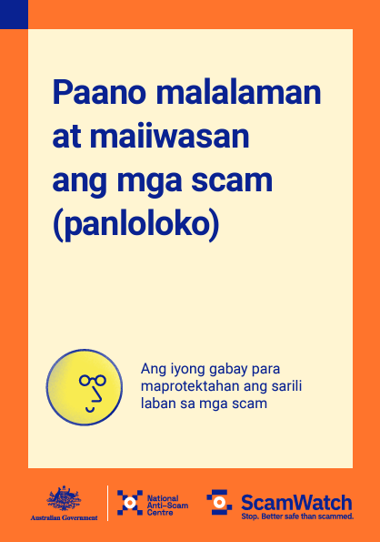 How to spot and avoid scams thumbnail - Tagalog