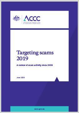 Targeting scams 2019