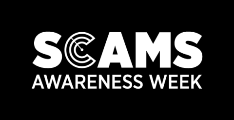 Scams Awareness Week Logo_Mono Reversed